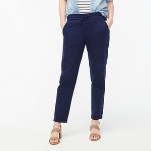 JCrew drawstring cropped pants petite 00